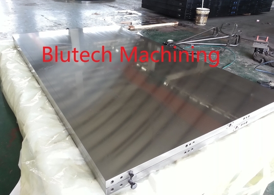 Slotted Welded Type Hot Press Platen For Multi Daylight Furniture Parquet