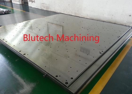 Heating Cooling Hydraulic Press Platen For Rubber Sheets / Parts