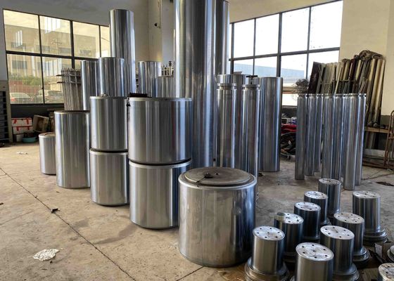 Custom Single Action Hydraulic Cylinders For Rubber Sheets / Large Parts